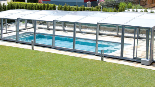 Pool Hochüberdachung