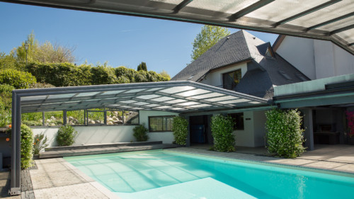 Poolüberdachung