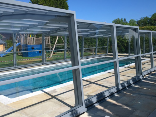 Hochüberdachung Pool