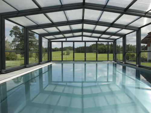 Hochüberdachung Pool